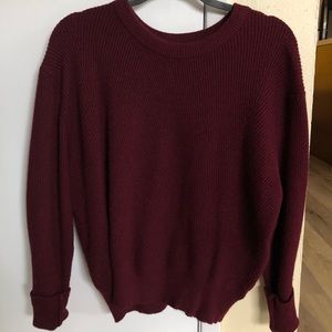 Maroon sweater